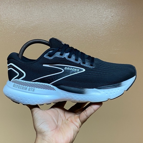 Brooks Glycerin GTS 21 Men’s Running Sneakers “Black White” Size 10 Wide main image 7